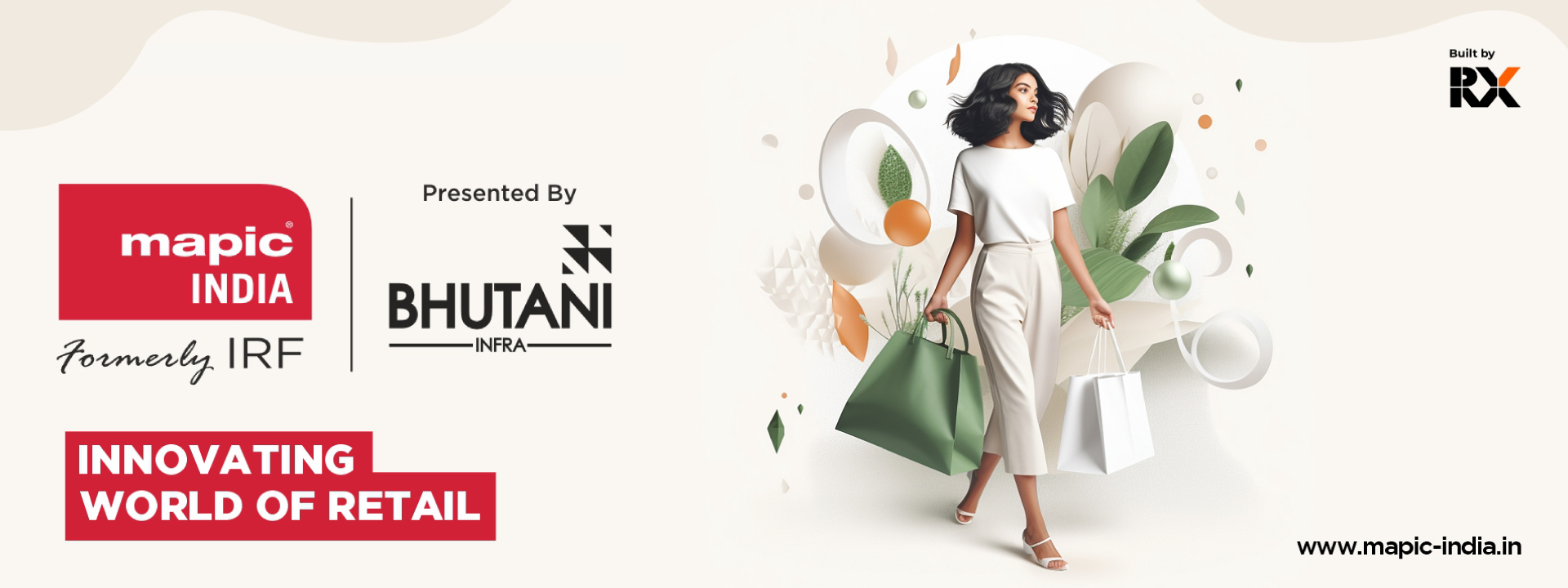 Promotional image for Mapic India, formerly IRF, presented by Bhutani Infra.