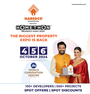 Promotional banner for NAREDCO Maharashtras HOMETHON Property Expo 2024